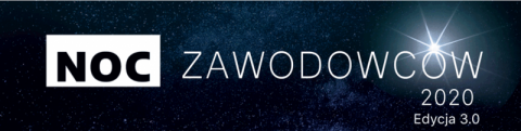 Logo imprezy noc zawodowców