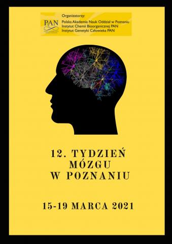 Plakat promujący "Tydzień Mózgu"