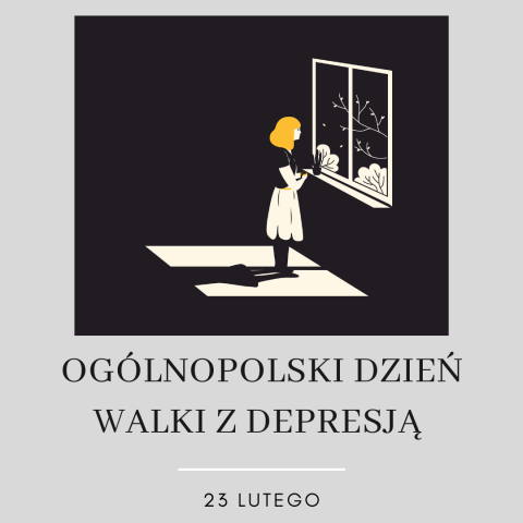 plakat promujący Dzień Walki z Depresją