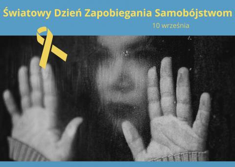 plakat promujący Światowy Dzień Zapobiegania Samobójstwom