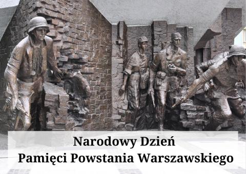 plakat promujący Narodowy Dzień Pamięci Powstania Warszawskiego