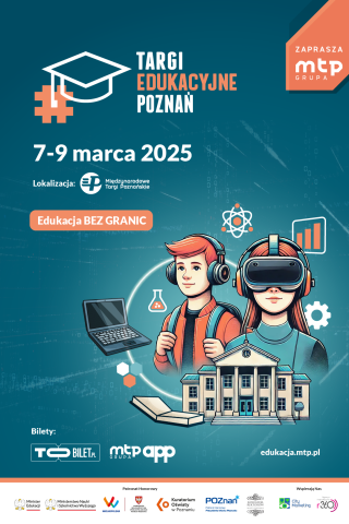 plakat informujący o Targach Edukacyjnych