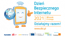 plakat promujący "Dzień Bezpiecznego Internetu"