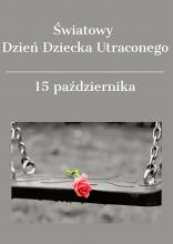 plakat promujący Dzień Dziecka Utraconego 
